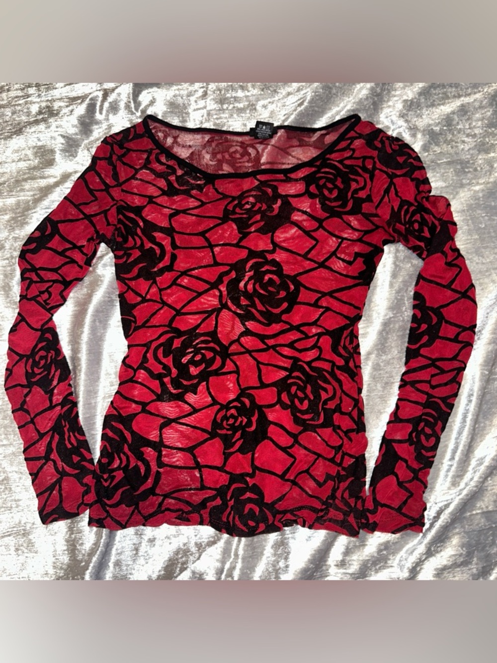 Rue21 Sheer Rose Top